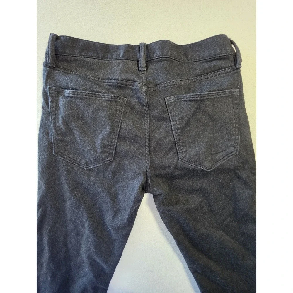 Banana Republic Traveler Jeans Men 30x30 Athletic Tapered Fit Black Stretch